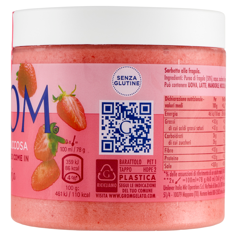 Grom Fragola Succosa 360 g
