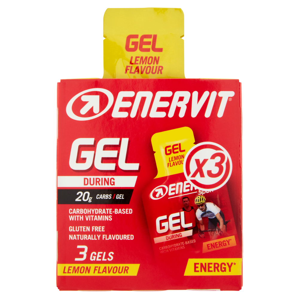Enervit Gel Lemon Flavour 3 x 25 ml