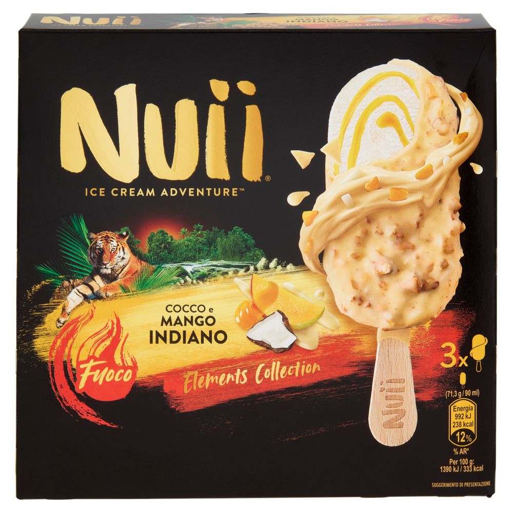 NUII Cocco e Mango Indiano 3x71,3g