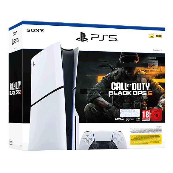 Sony PlayStation 5 Slim - Call of Duty: Black Ops 6 Bundle 1 TB Wi-Fi Nero, Bianco