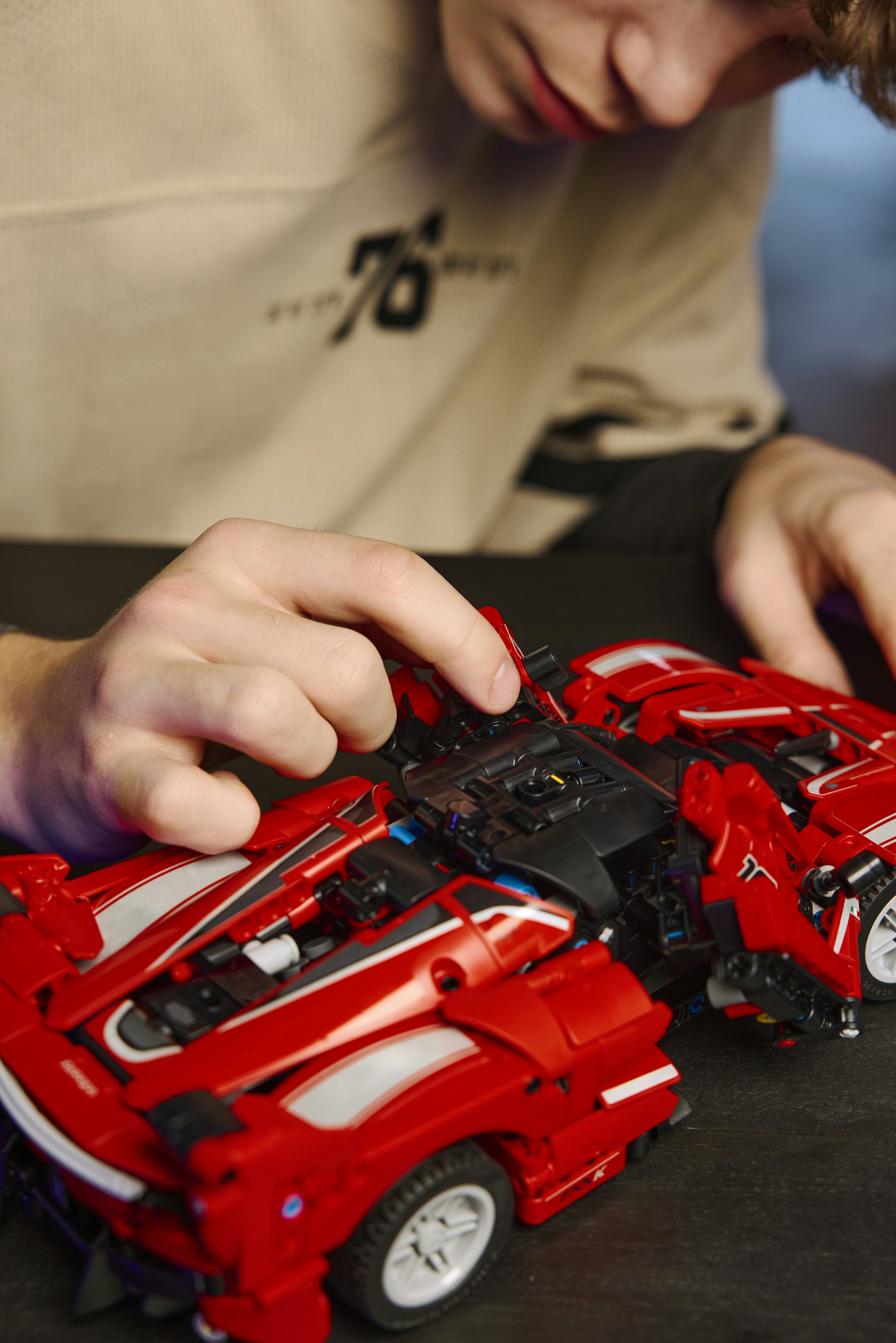 LEGO Technic 42212 Ferrari FXX K, Macchina Giocattolo da Esposizione con Motore V12 con Pistoni Mobili, Idea Regalo 10+ Anni