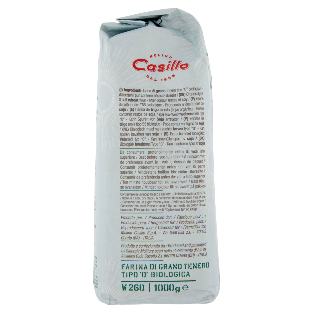Molino Casillo la Pizza Bio Farina Tipo '0' Bio 1000 g
