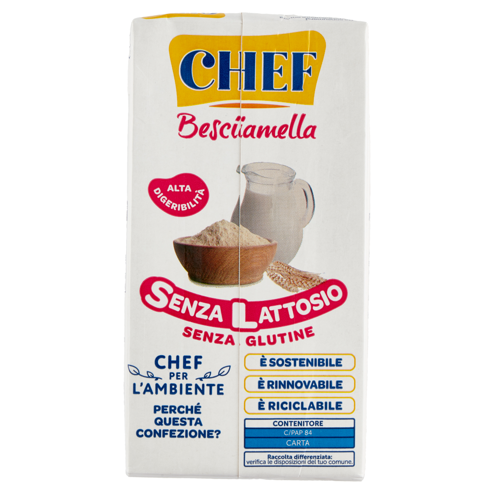 Chef Besciamella Senza Lattosio 500 ml