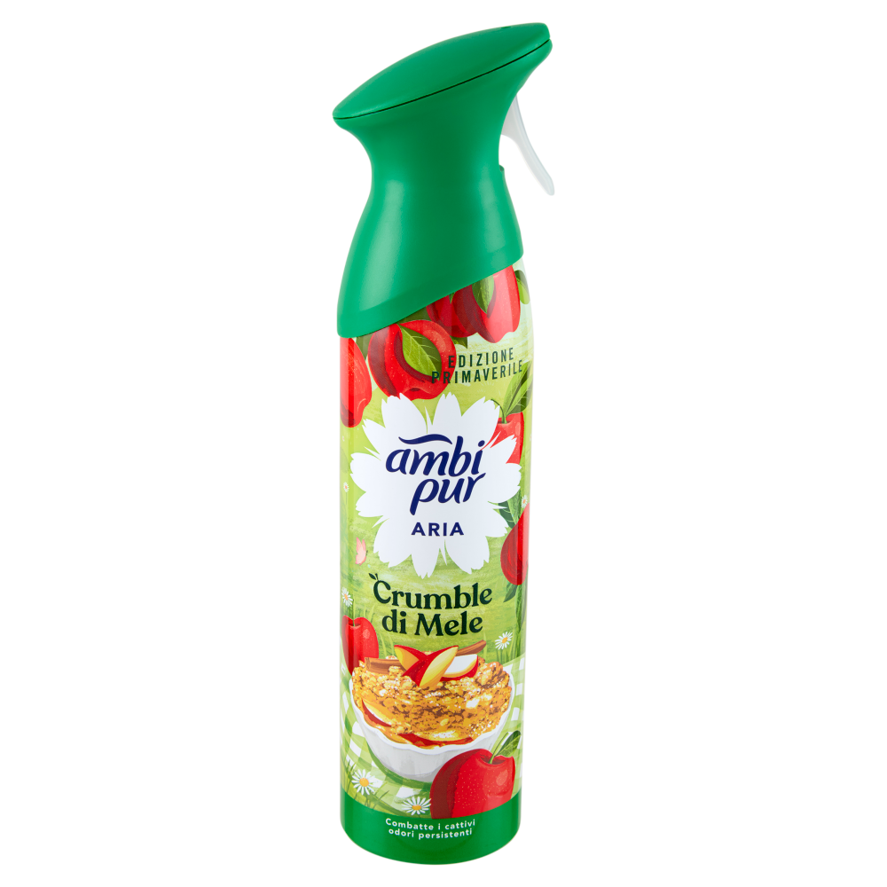 Ambi Pur Profumatore per Ambienti Deodorante Spray, Crumble di Mele 185 ml