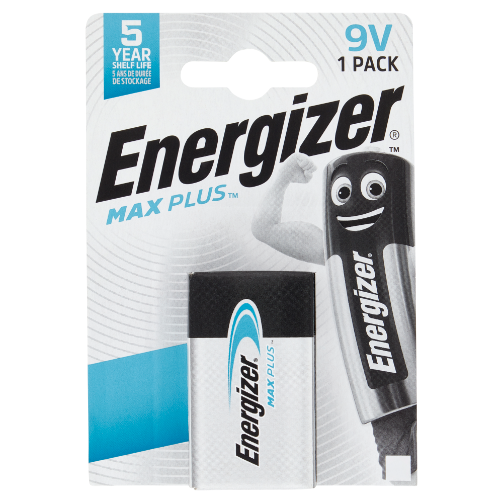 Energizer Max Plus Alkaline 9V 1 pz