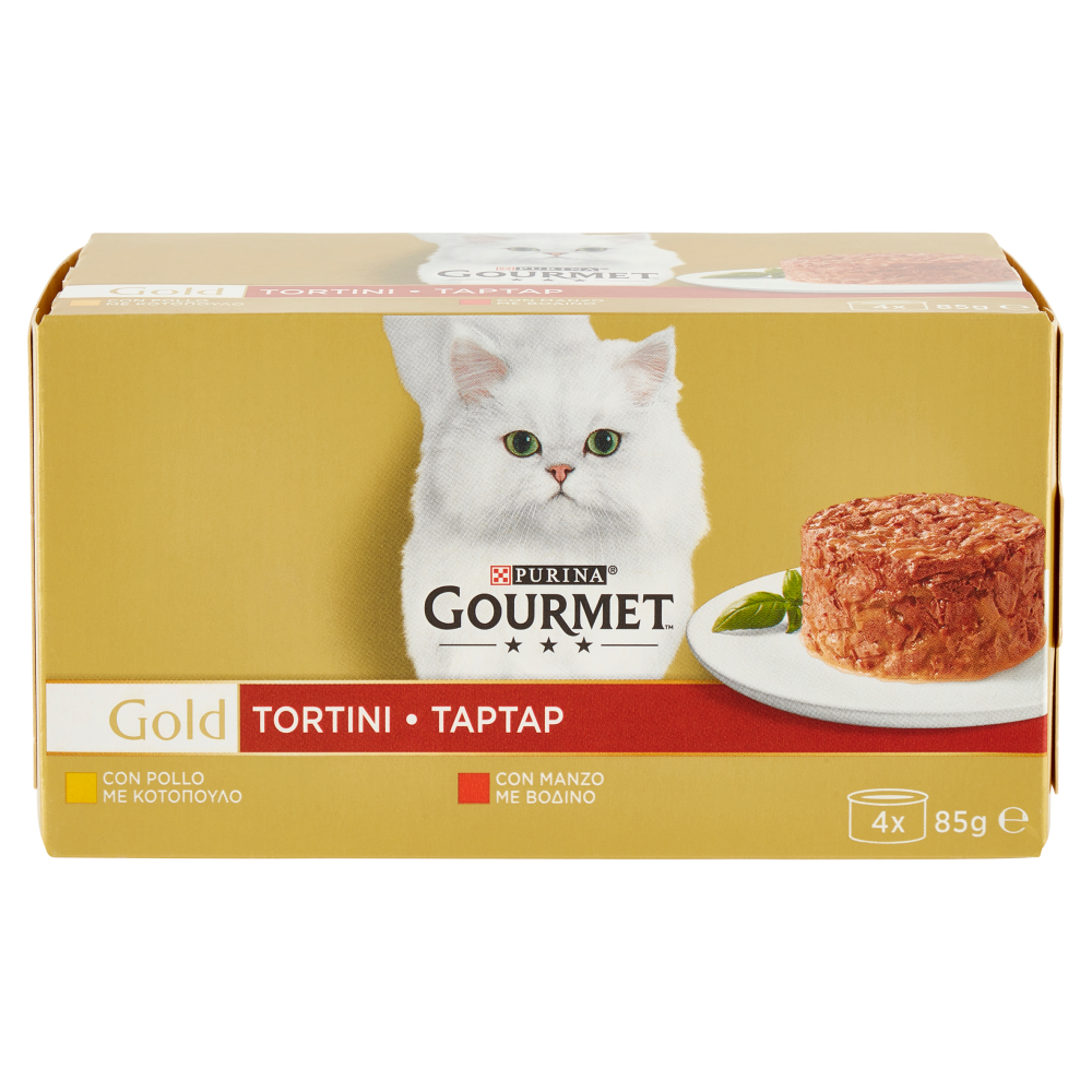 PURINA GOURMET Gold Tortini Pollo / Manzo 4 x 85 g