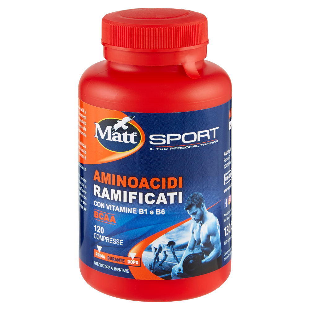 Matt Sport Amminoacidi Ramificati 120 Compresse 130,5 g