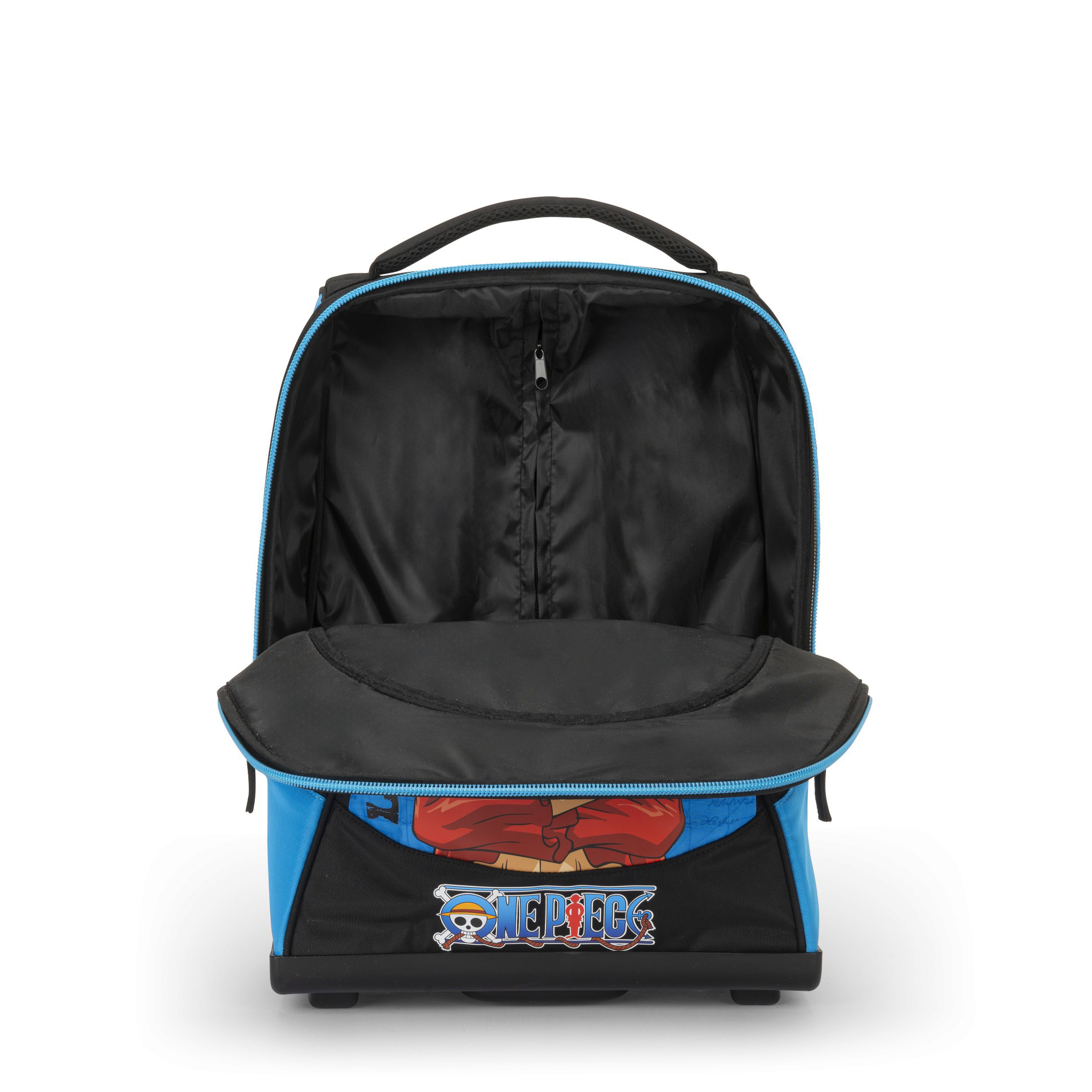 Carrefour 8058263192798 bagaglio Trolley Guscio morbido Beige, Nero, Blu, Rosso, Giallo