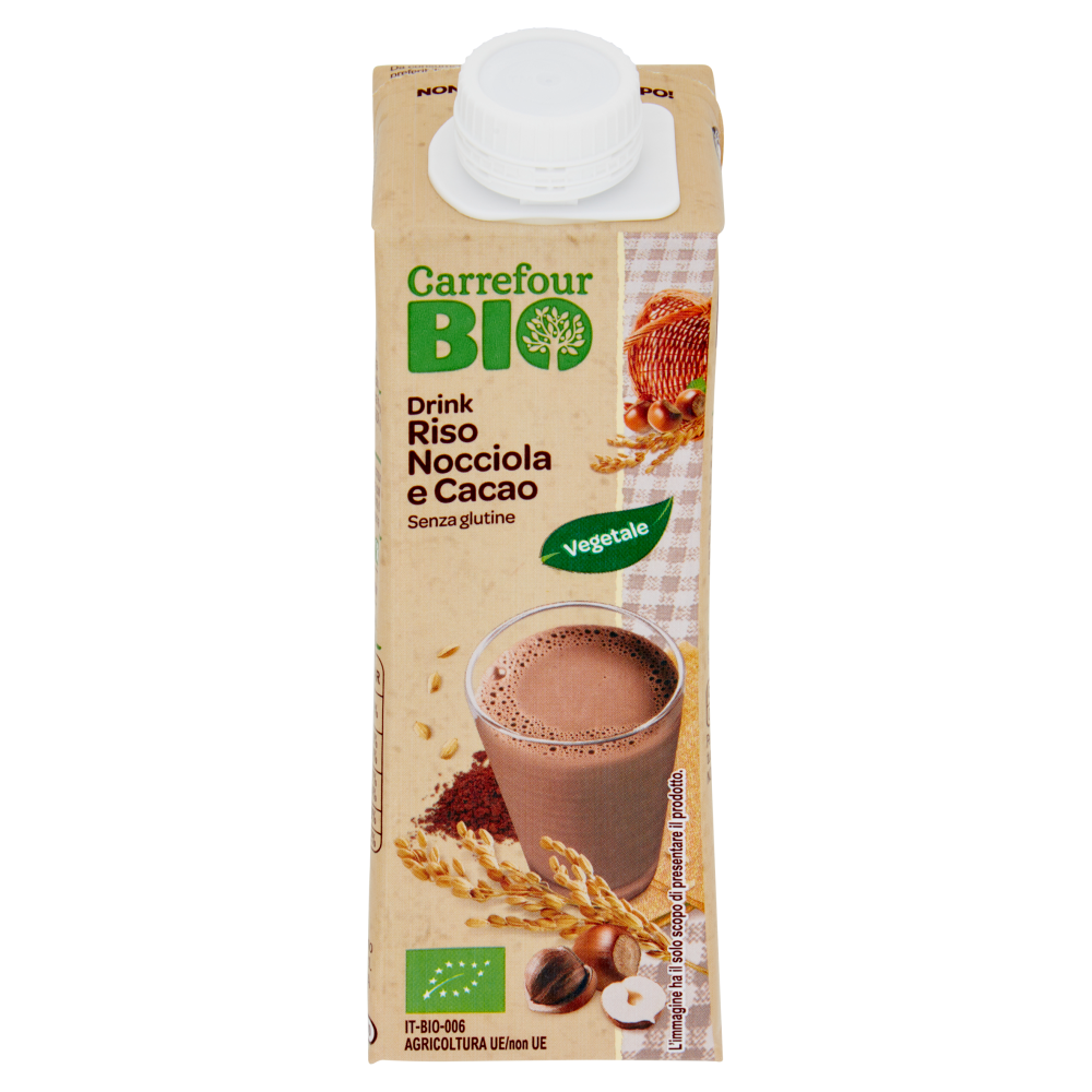Carrefour Bio Drink Riso Nocciola e Cacao 250 ml