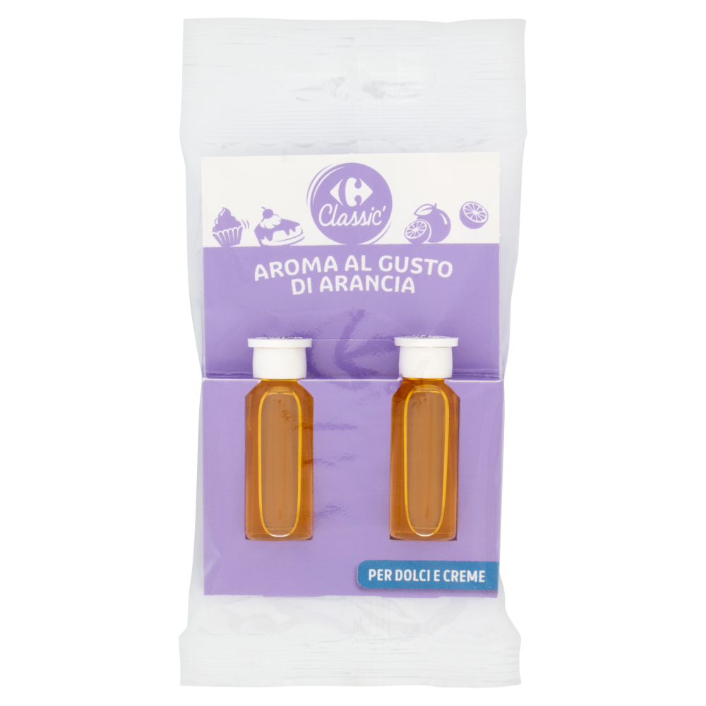Carrefour Classic Aroma al Gusto di Arancia 2 x 5 ml