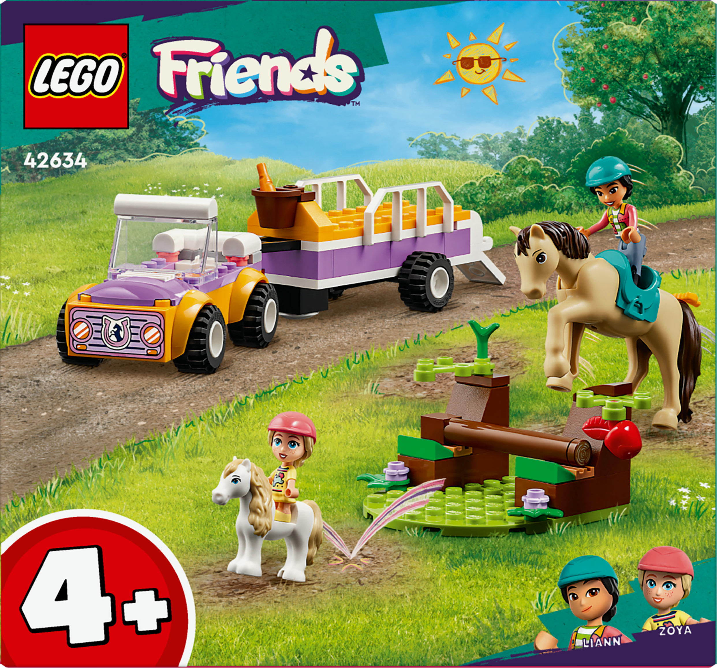 LEGO Friends Rimorchio con cavallo e pony