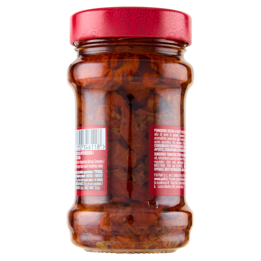 Polli Pomodori Secchi a Filetti Sottolio 190 g