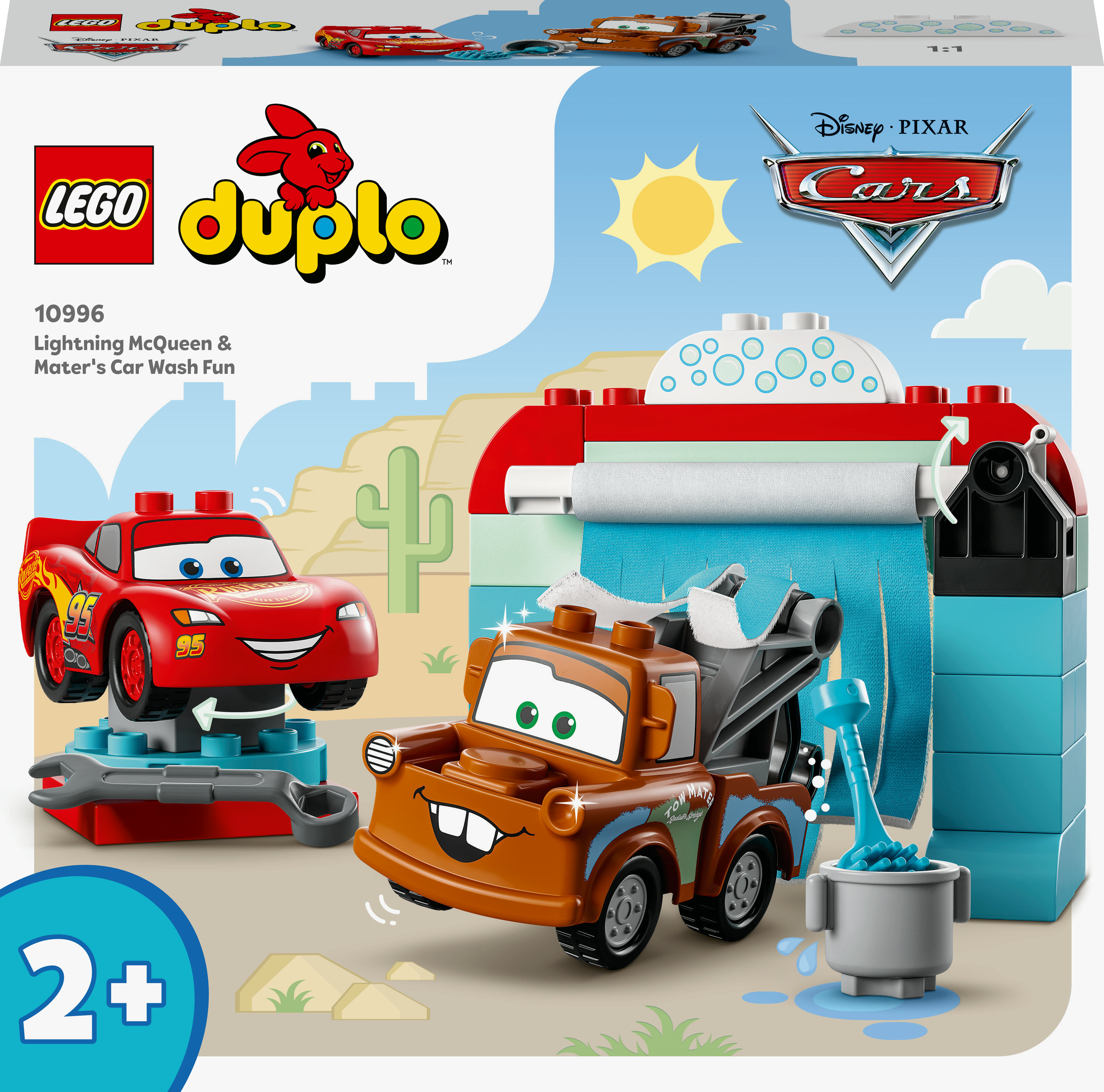 LEGO DUPLO Divertimento all’autolavaggio con Saetta McQueen e Cricchetto