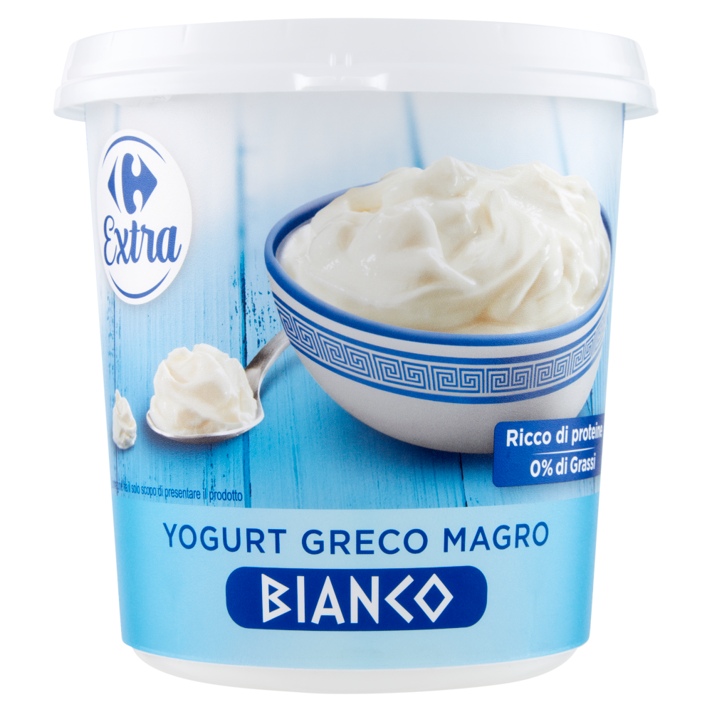Carrefour Extra Yogurt Greco Magro Bianco 1 kg