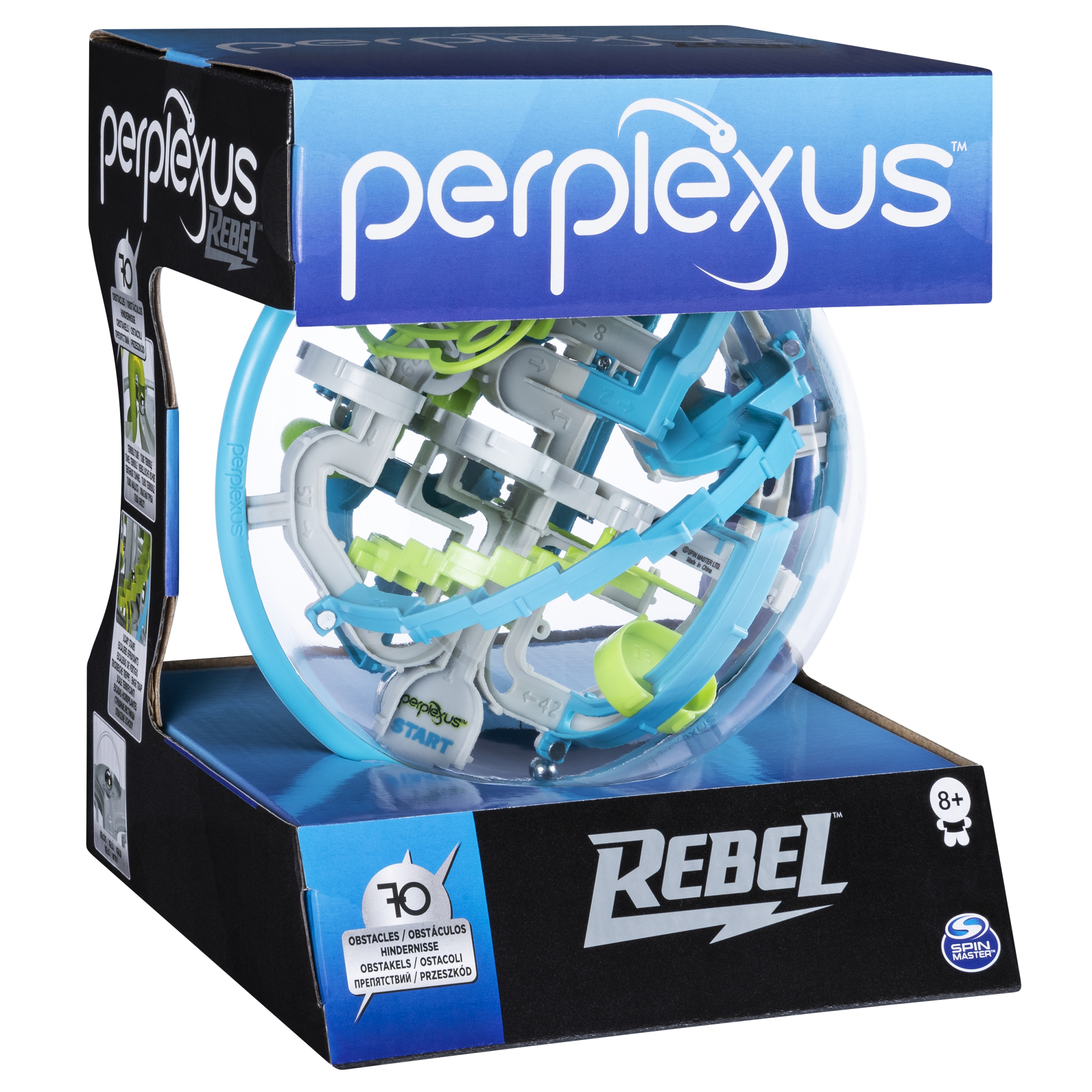 Games Perplexus Rebel, Il Labirinto 3D con 70 Ostacoli in Una Sfera, 8+ Anni
