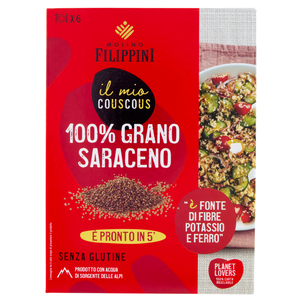 Molino Filippini il mio CousCous 100% Grano Saraceno 375 g