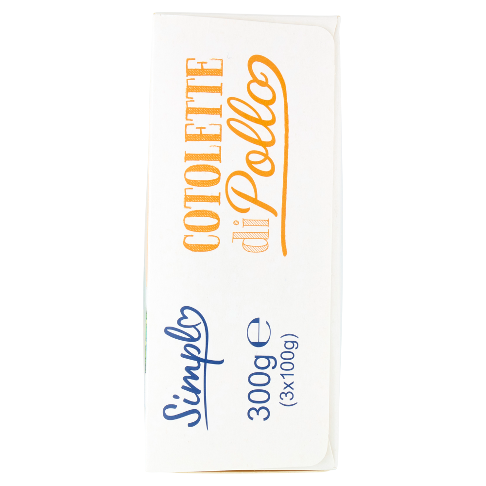 Simpl Cotolette di Pollo Surgelate 3 x 100 g