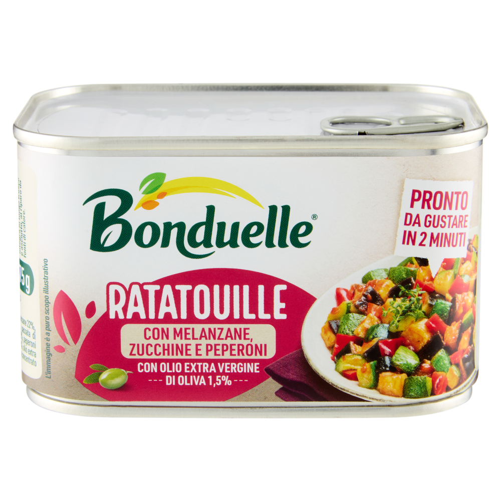 Bonduelle Ratatouille con Melanzane Zucchine e Peperoni 375 g