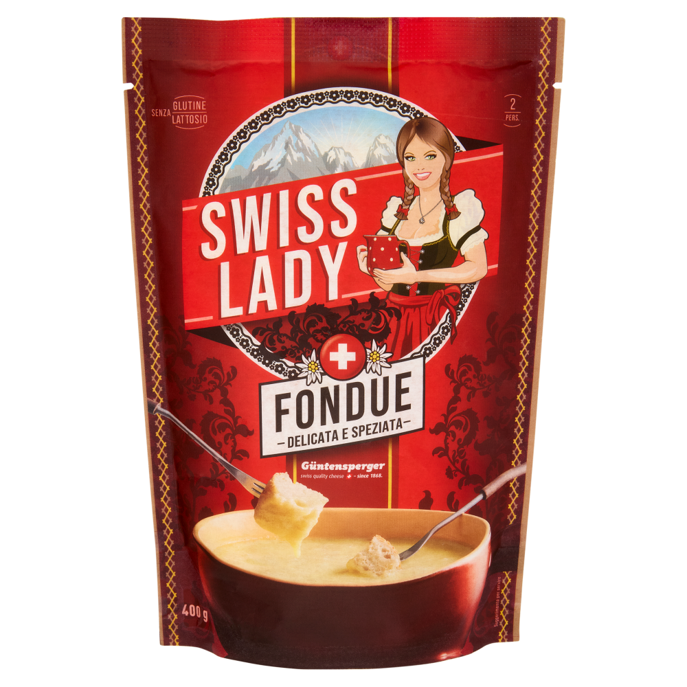 Swiss Lady Fondue Delicata e Speziata 400 g