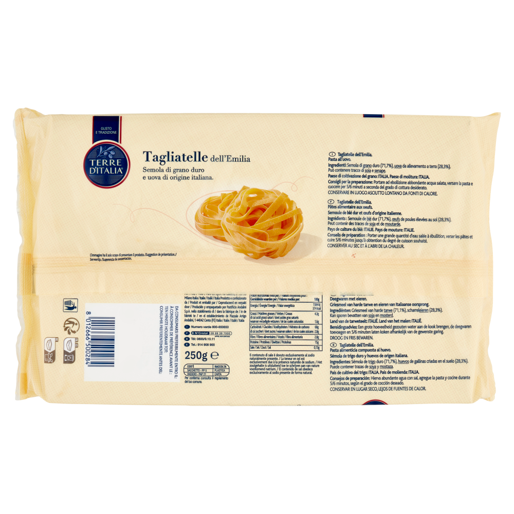 Terre d'Italia Tagliatelle dell'Emilia 250 g