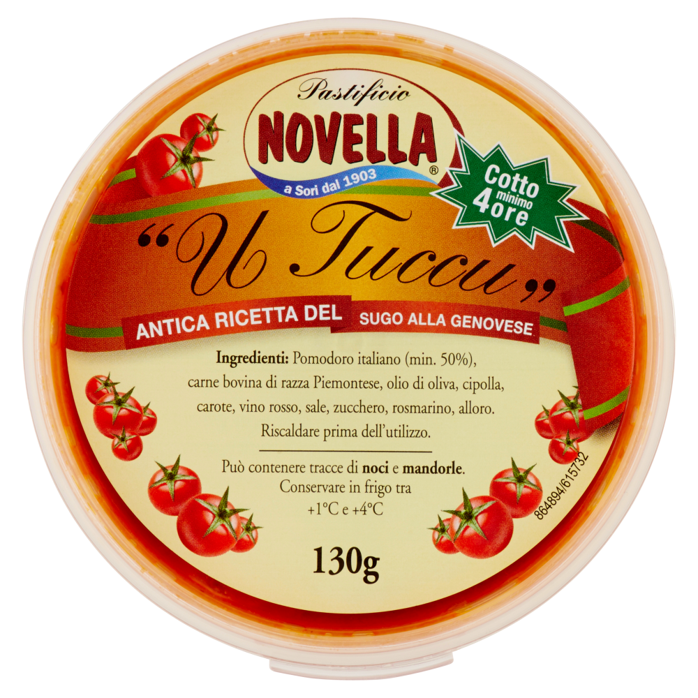 Pastificio Novella "U Tuccu" Antica Ricetta del Sugo alla Genovese 130 g