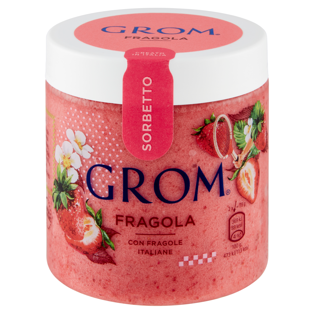 Grom Fragola con Fragole Italiane 360 g Carrefour