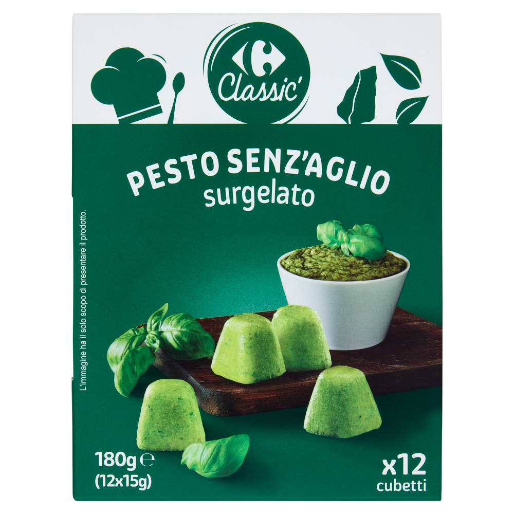 Carrefour Classic Pesto Senz'Aglio surgelato 12 x 15 g