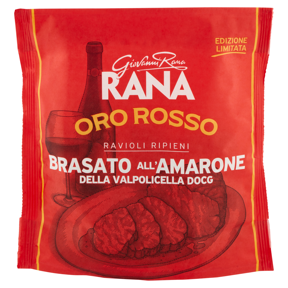 Giovanni Rana Oro Rosso Ravioli Ripieni Brasato all'Amarone della