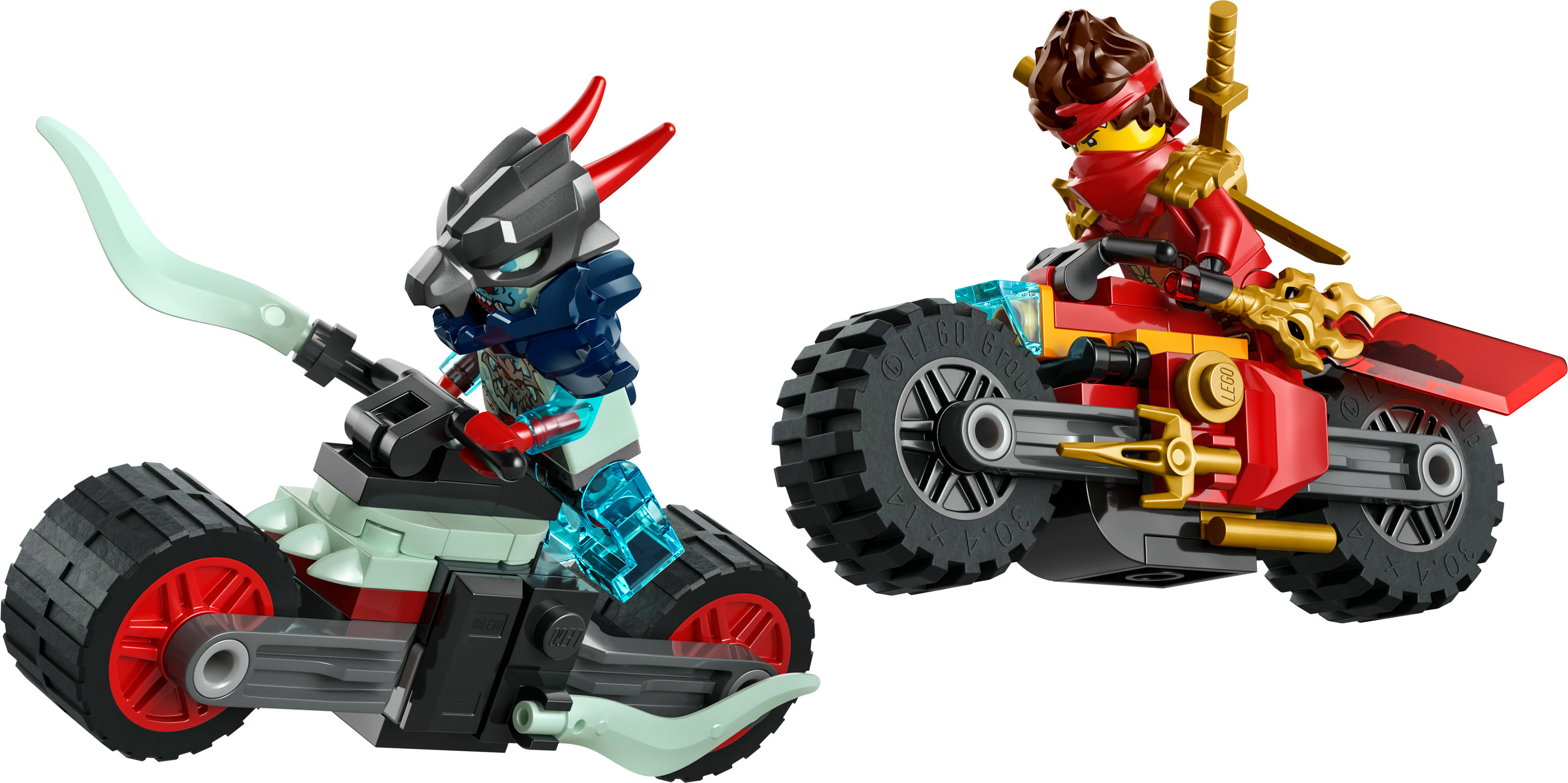 LEGO NINJAGO Gara di velocità sulla moto di Kai