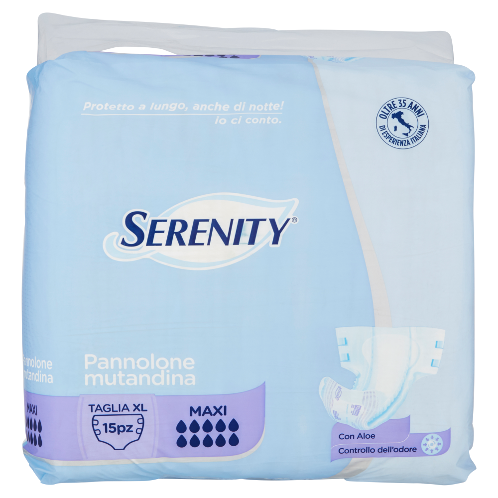 Serenity Pannolone mutandina Maxi Taglia XL 15 pz