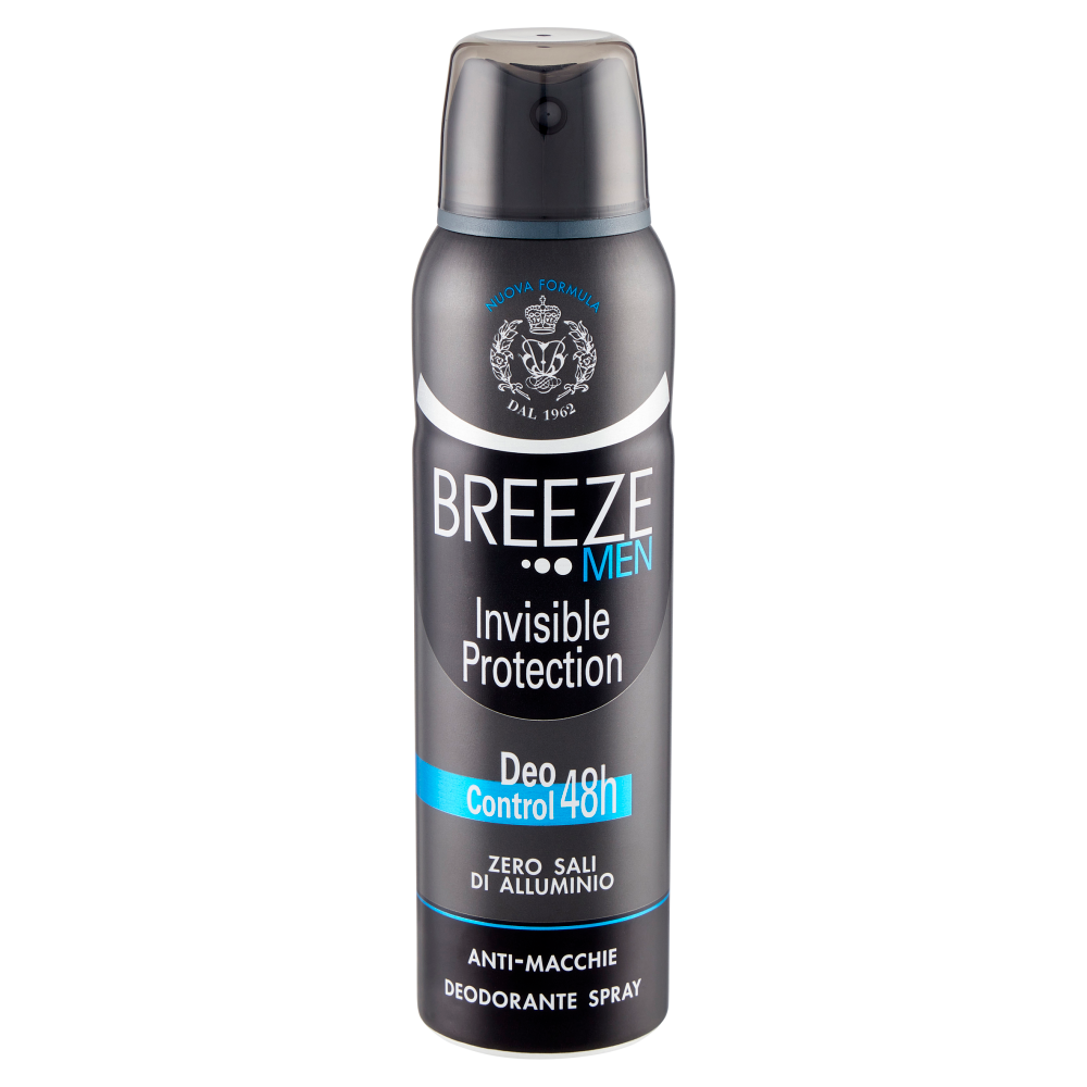 Breeze Men Invisible Protection Deodorante Spray 150 mL