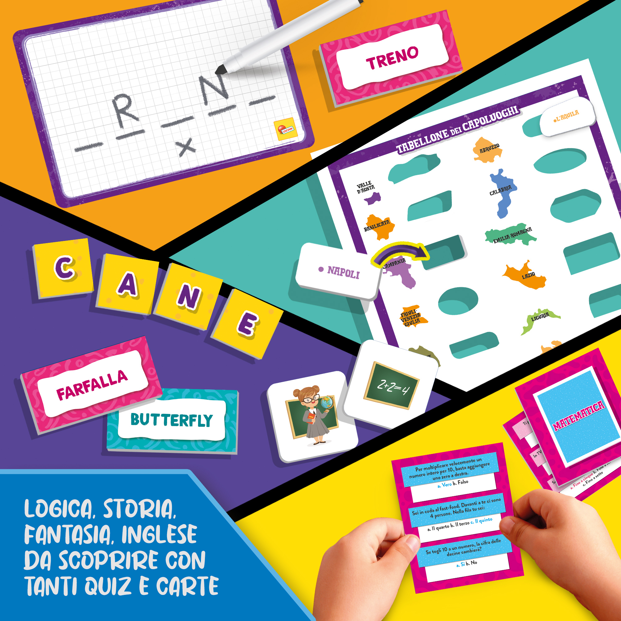 Lisciani I’m A Genius Raccolta 50 Giochi Educativi Kids