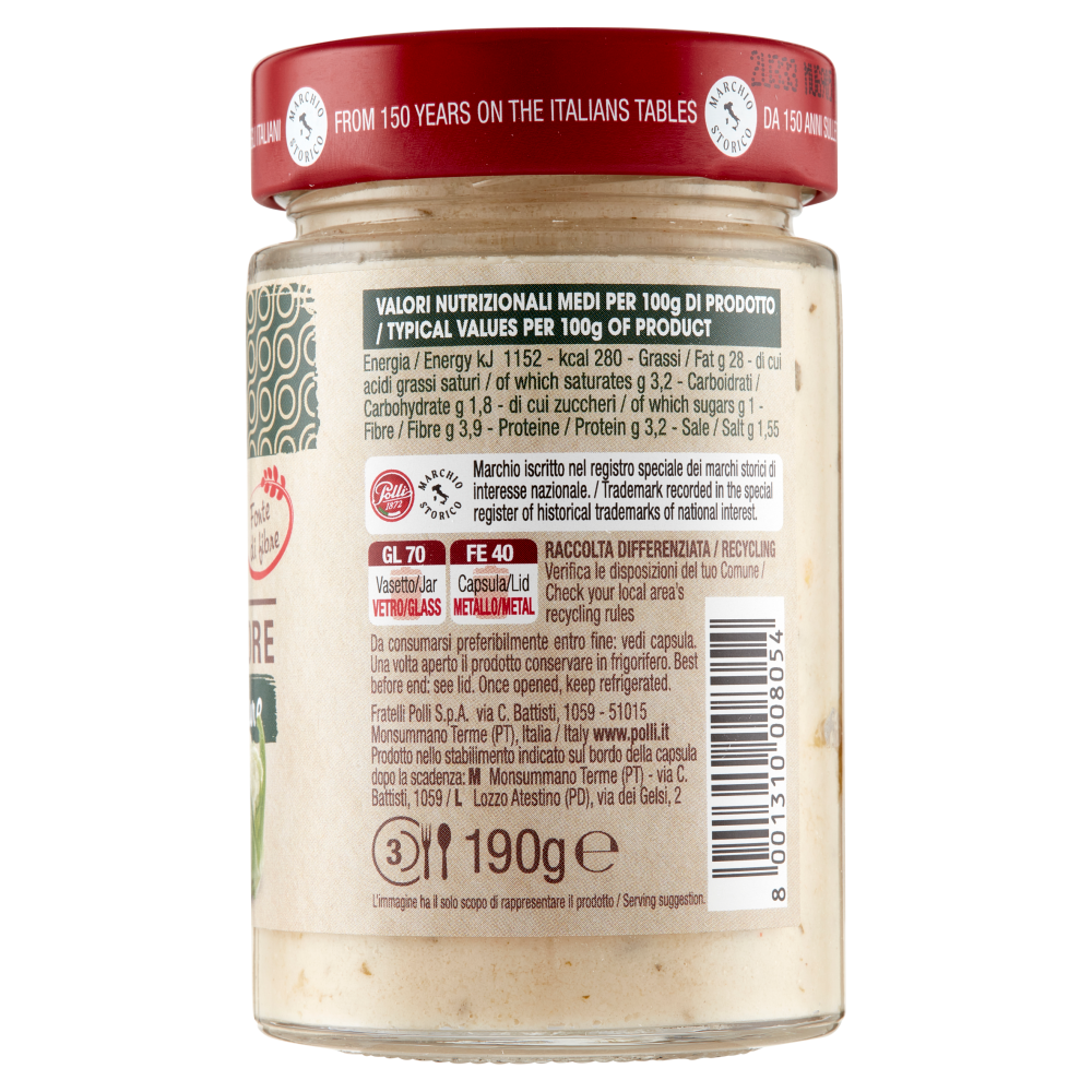 Polli I Condimenti Pesto al Cavolfiore 190 g
