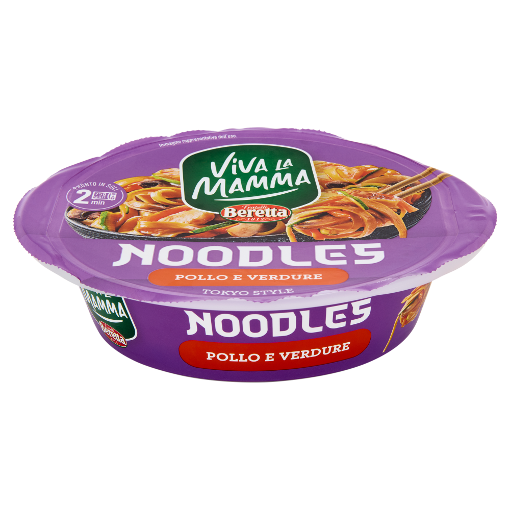 Viva la Mamma Noodles Pollo e Verdure 220 g