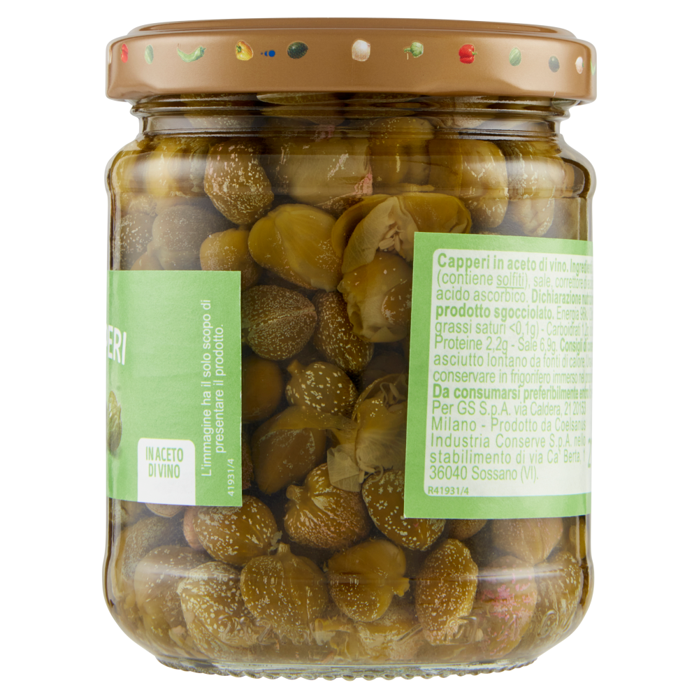 Carrefour Classic Capperi in Aceto di Vino 210 g