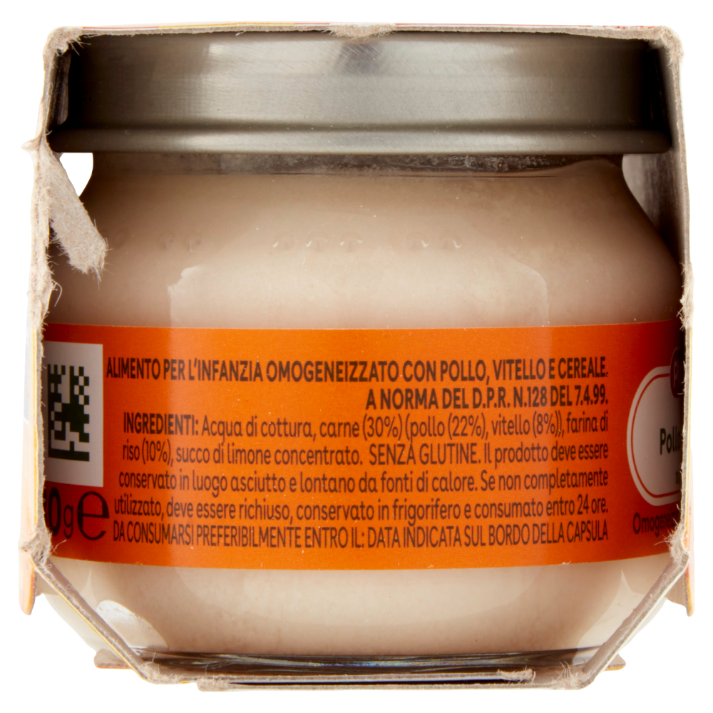 Plasmon Omogeneizzato Pollo e Vitello con cereale 2 x 80 g