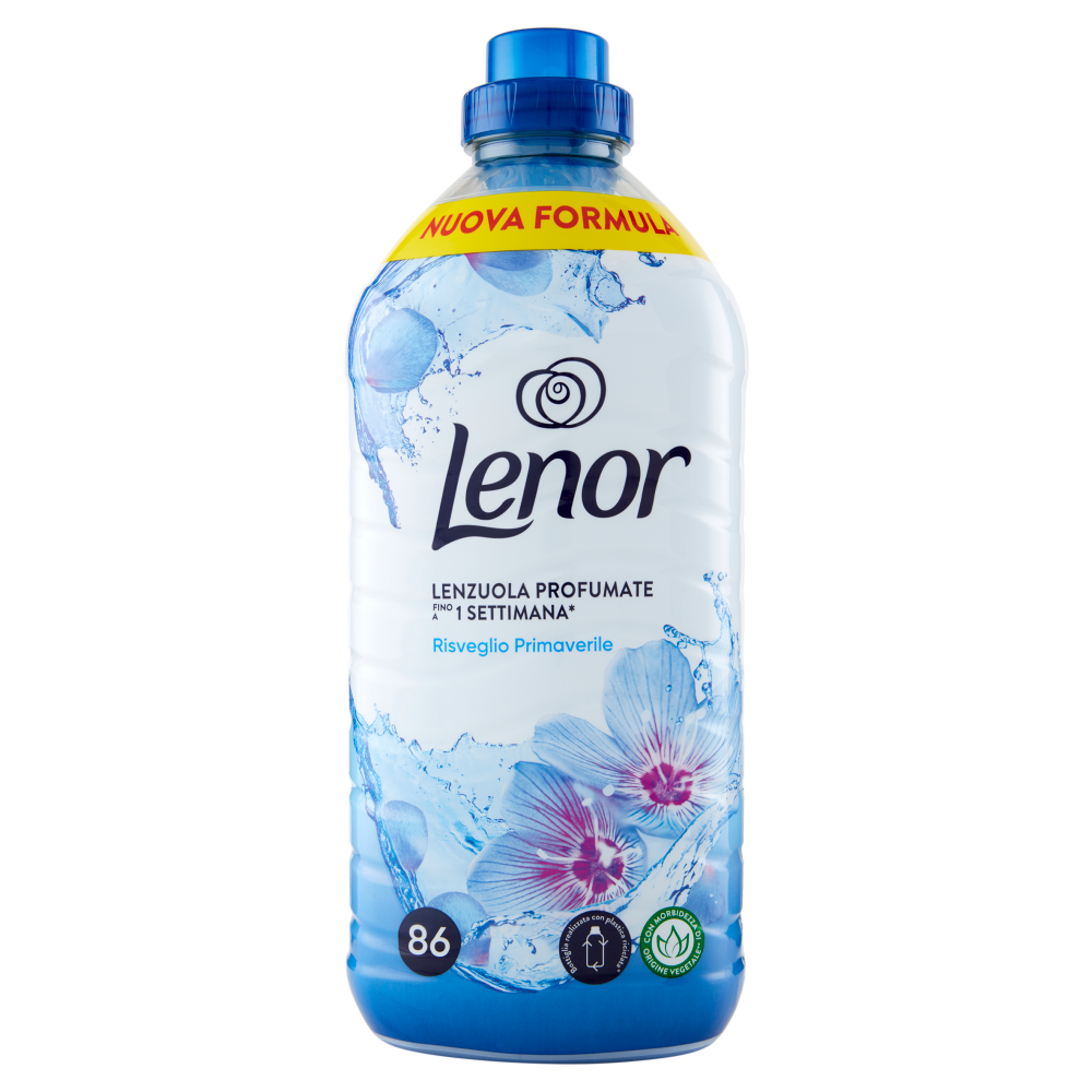 Lenor Ammorbidente Lavatrice Concentrato, Risveglio Primaverile, 86 Lavaggi 1806 ml