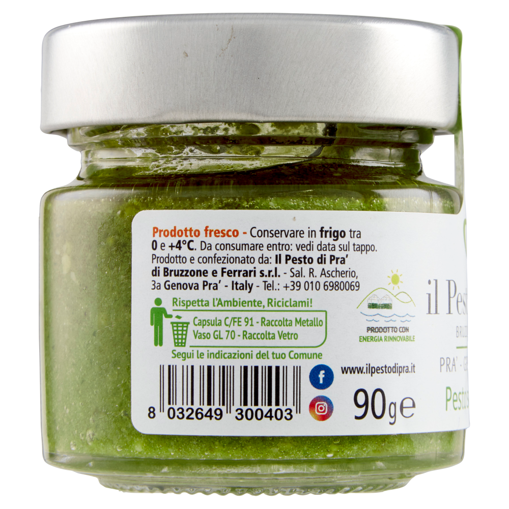 il Pesto di Pra' Pesto senza aglio 90 g