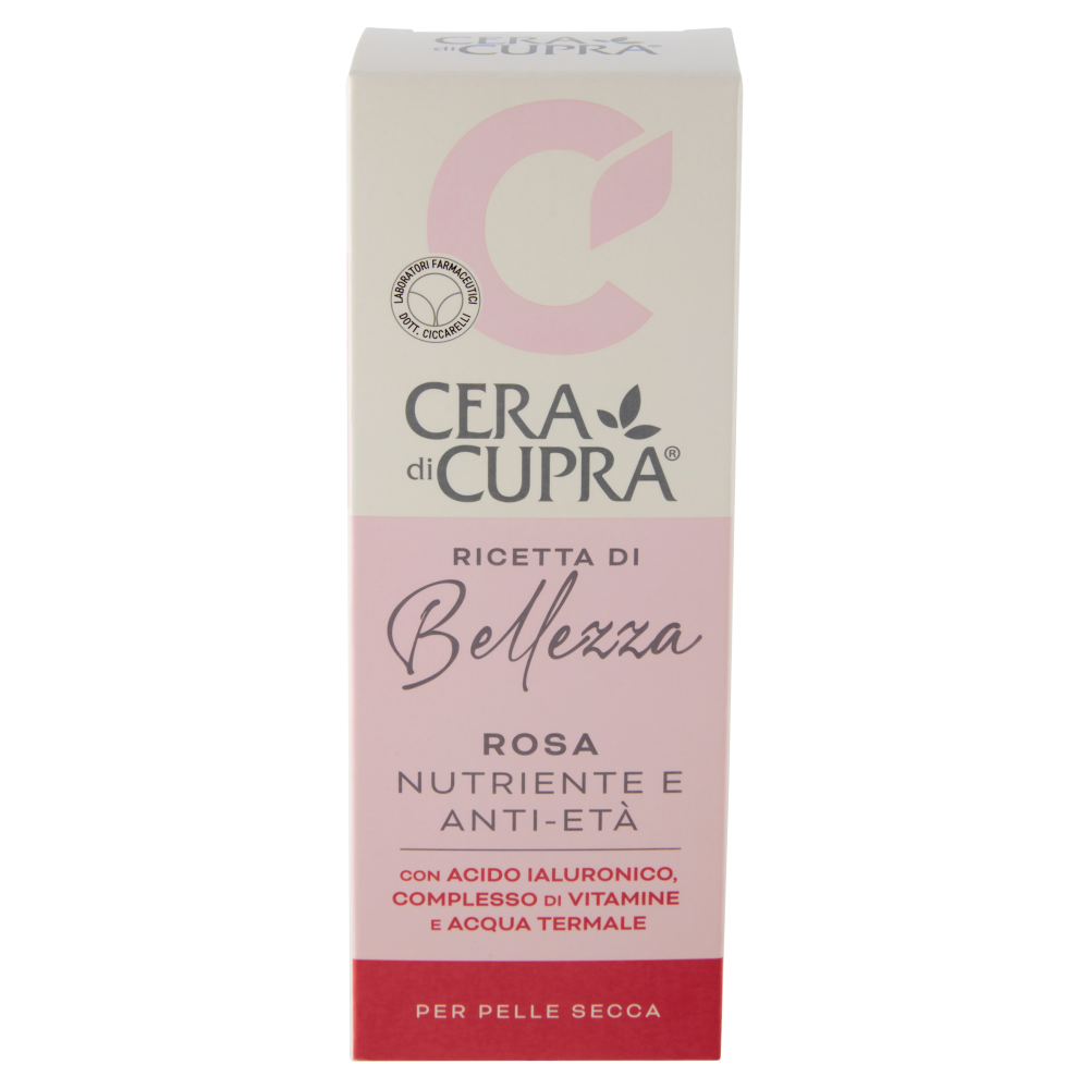 Cera di Cupra Ricetta di Bellezza Rosa Nutriente e Anti-Età 75 ml
