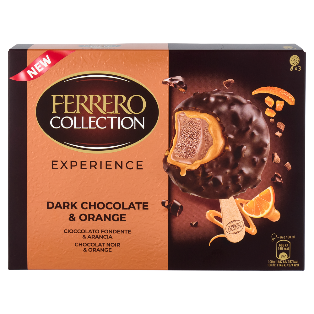 Ferrero Collection Experience Cioccolato Fondente & Arancia 3 x 46 g