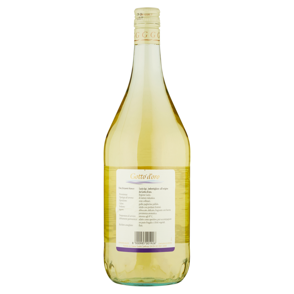 Gotto d'oro Bianco Frizzante Lazio IGT 1,5 L