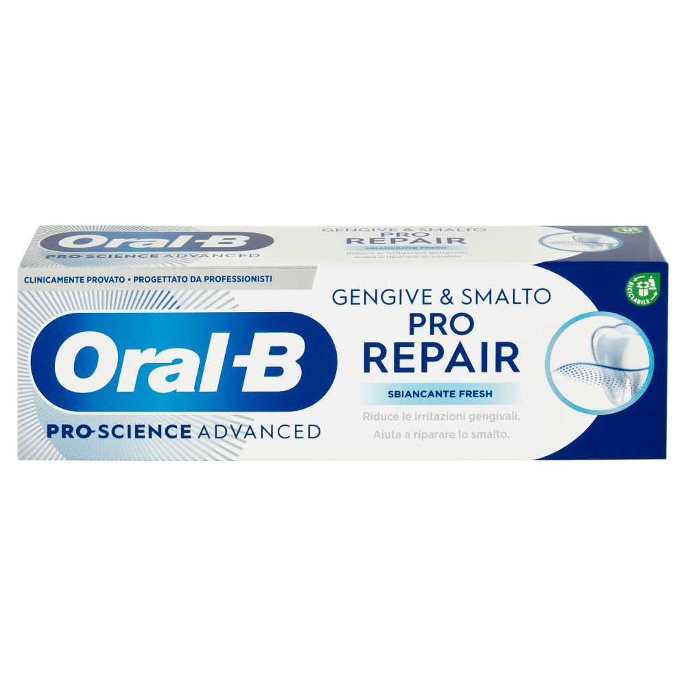 OralB Professional Dentifricio Gengive & Smalto ProRepair Sbiancante