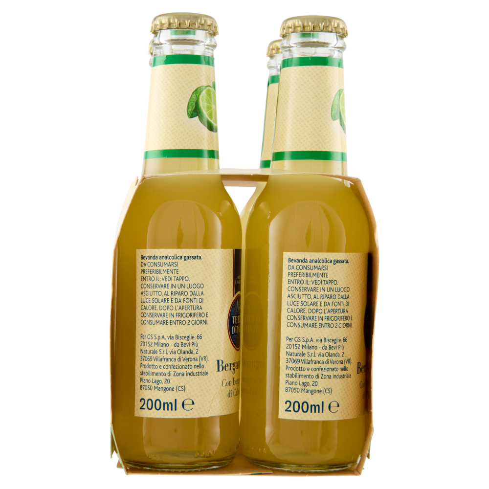 Terre d'Italia Bergamotto 4 x 200 ml