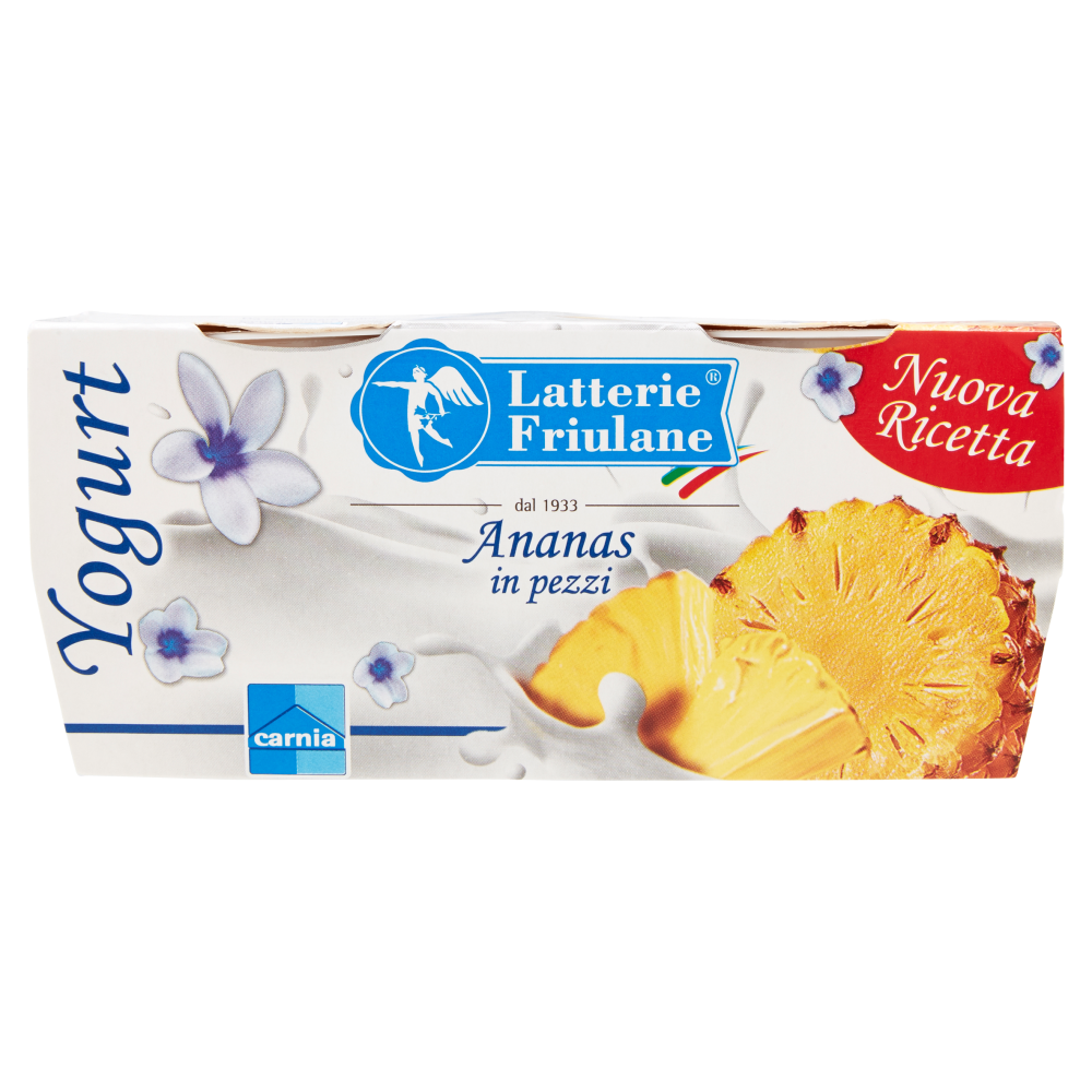 Latterie Friulane Yogurt Ananas in pezzi 2 x 125 g