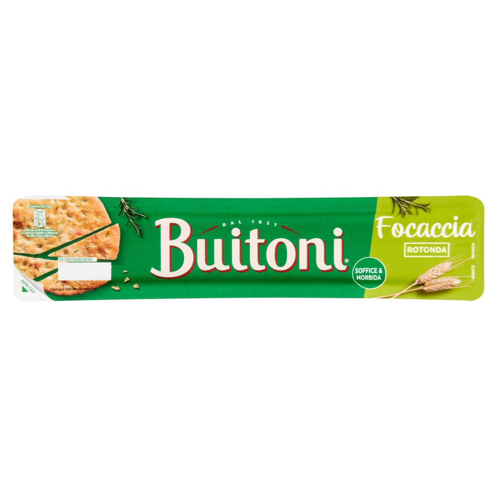 BUITONI Focaccia Soffice Pasta per Focaccia Rotonda Rotolo 375g
