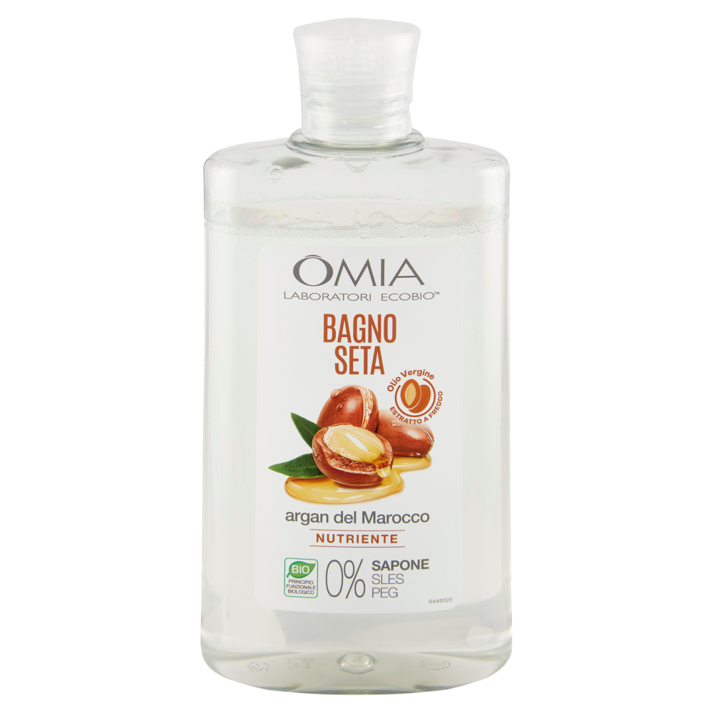 Omia Laboratori Ecobio Bagno Seta argan del Marocco Nutriente 400 ml