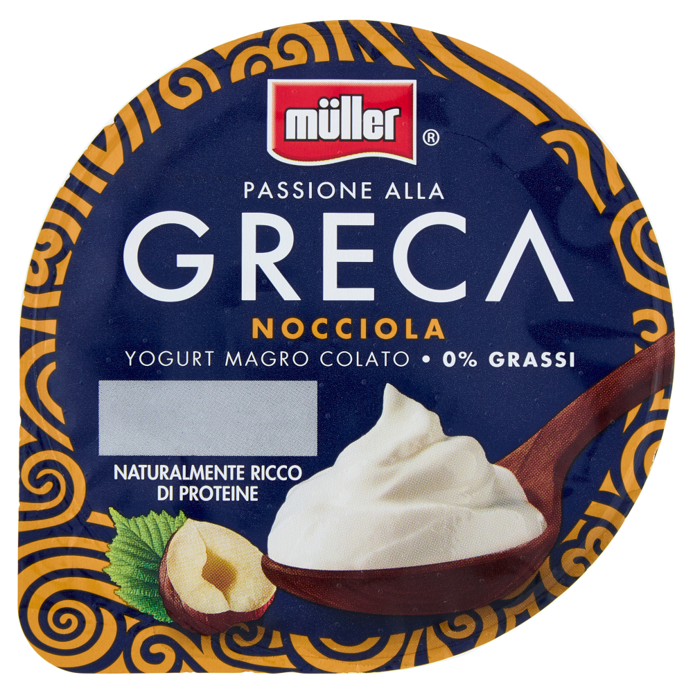 müller Passione alla Greca Nocciola Yogurt Magro Colato 150 g