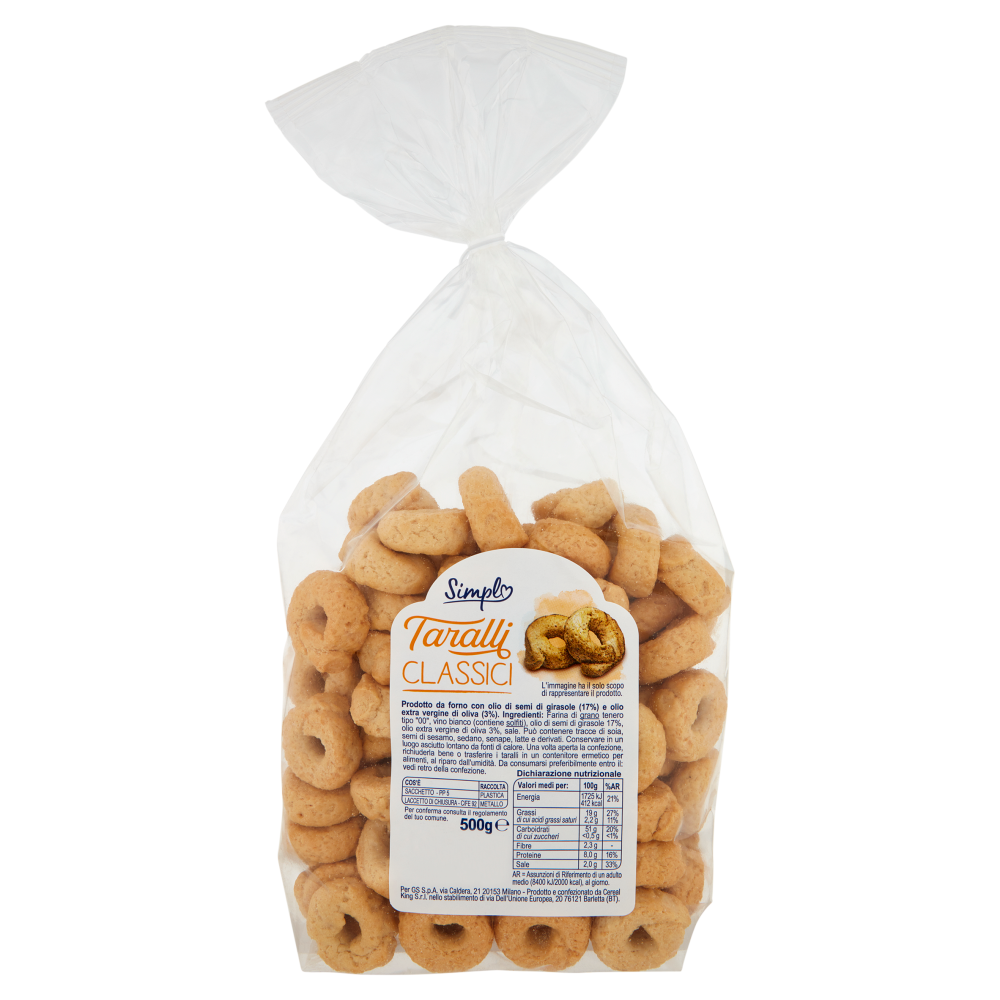 Simpl Taralli Classici 500 g