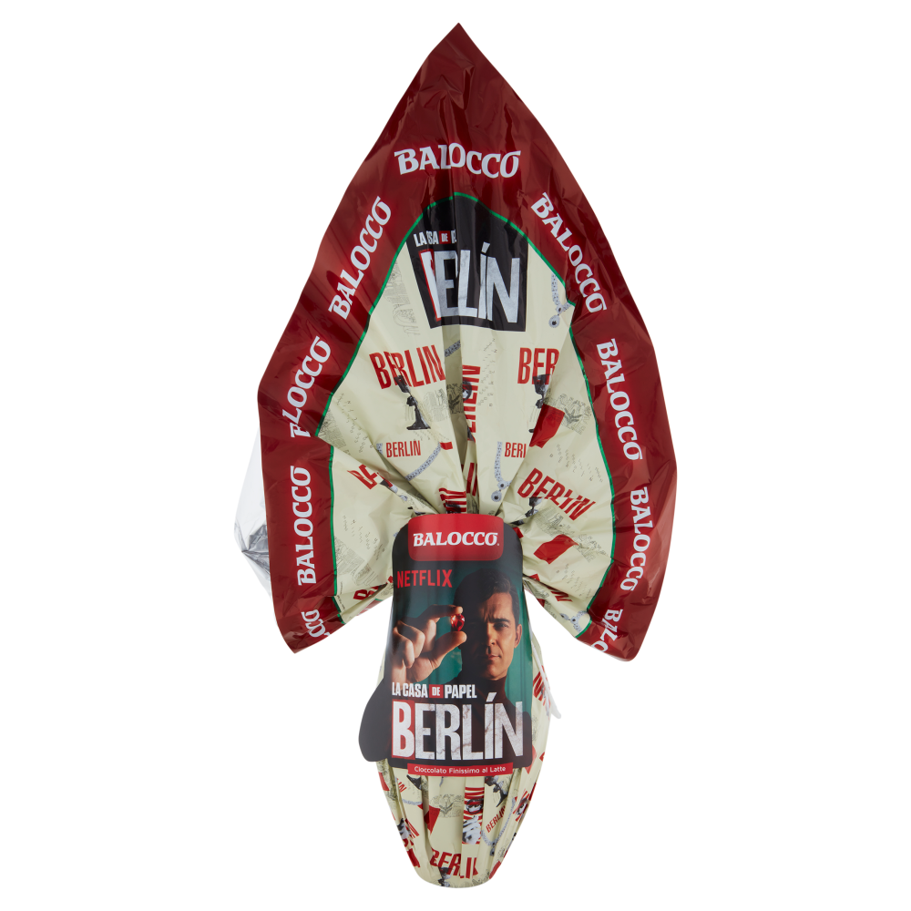 Balocco Uovo Cioccolato Finissimo al Latte la Casa de Papel Berl&iacute;n 320 g