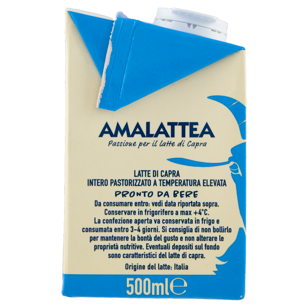 Amalattea Latte di Capra 100% Italiano Intero 500 ml